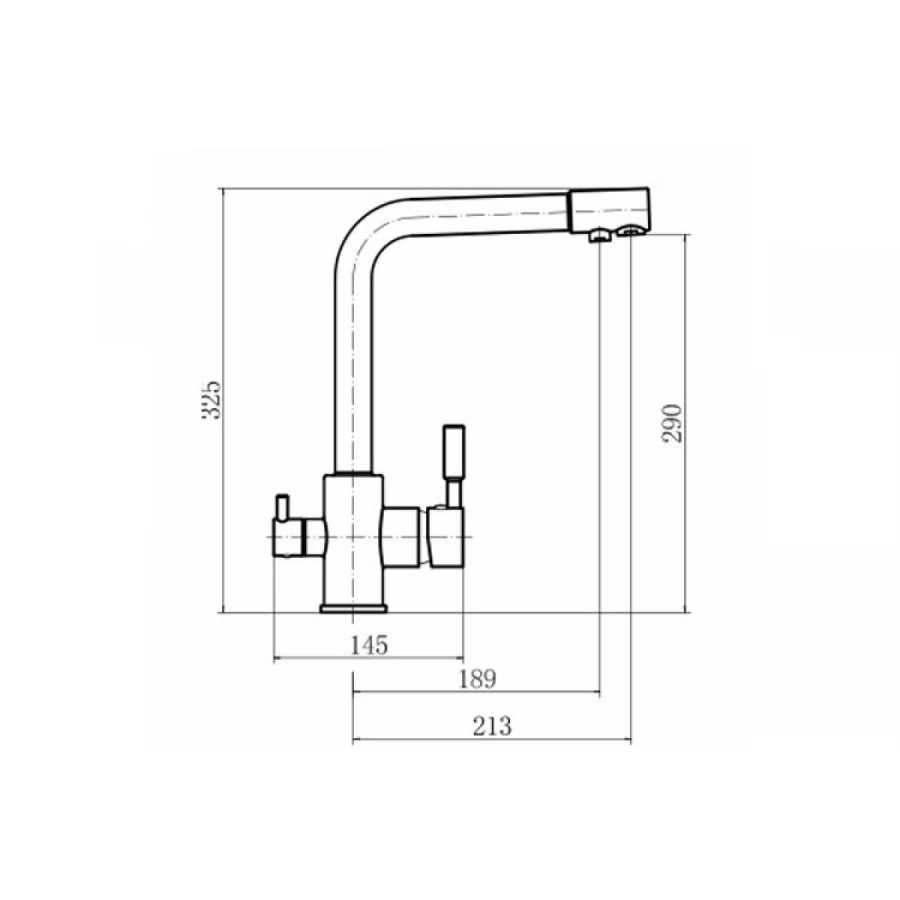 Смеситель для кухни Fashun A4352-7