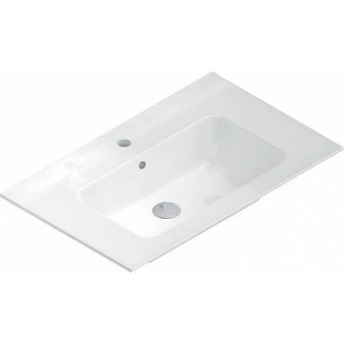 Раковина Kerama Marazzi Piano подвесная мебельная 75 белая глянцевая PI.wb.75