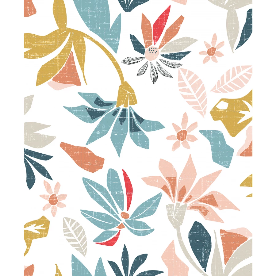 Обои флизелиновые Marburg Flora белые 47467 0,53х10,05 м