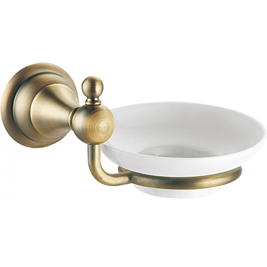 Мыльница Azario Elvia керамическая бронза AZ-91108Q