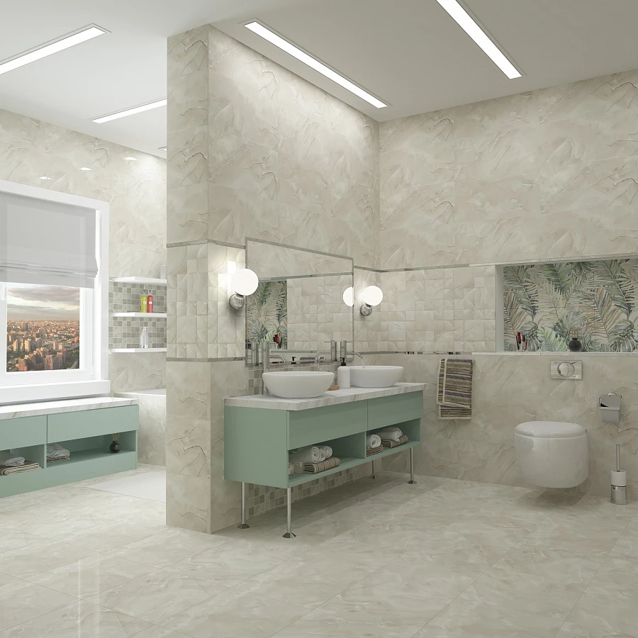 Керамическая плитка Kerlife Onice Perla бежевый 49 1,79 м2 63х31,5х0,83 см