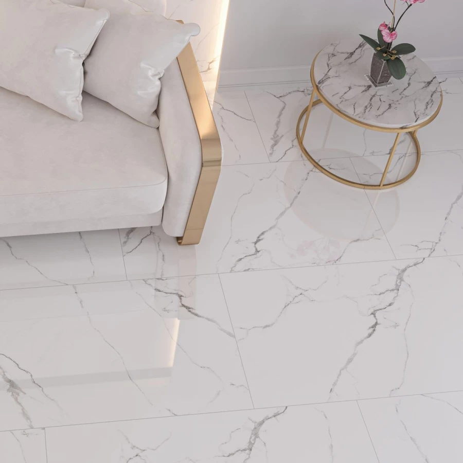 Керамогранит Neodom Concept Mckinley Polished глянцевый белый CV20222 120x60 см