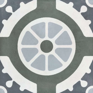 Керамогранит Harmony Peronda Havana Round матовый серо-голубой 3386037275 22,3x22,3 см