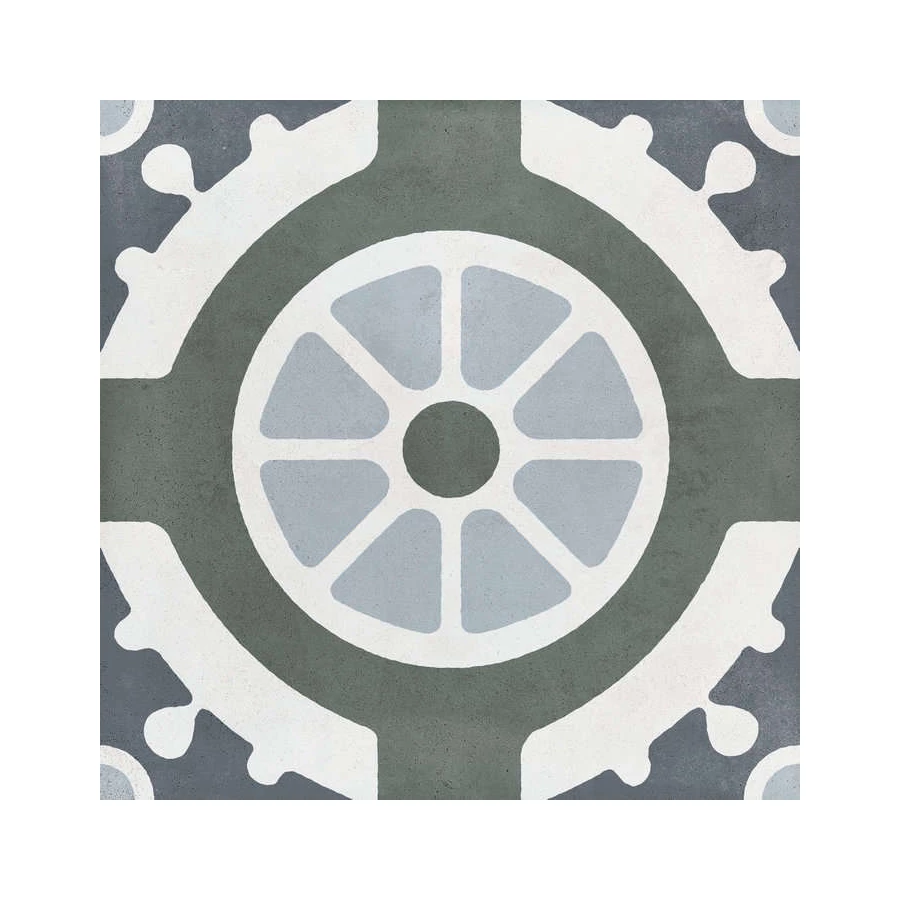 Керамогранит Harmony Peronda Havana Round матовый серо-голубой 3386037275 22,3x22,3 см