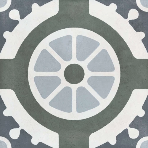 Керамогранит Harmony Peronda Havana Round матовый серо-голубой 3386037275 22,3x22,3 см