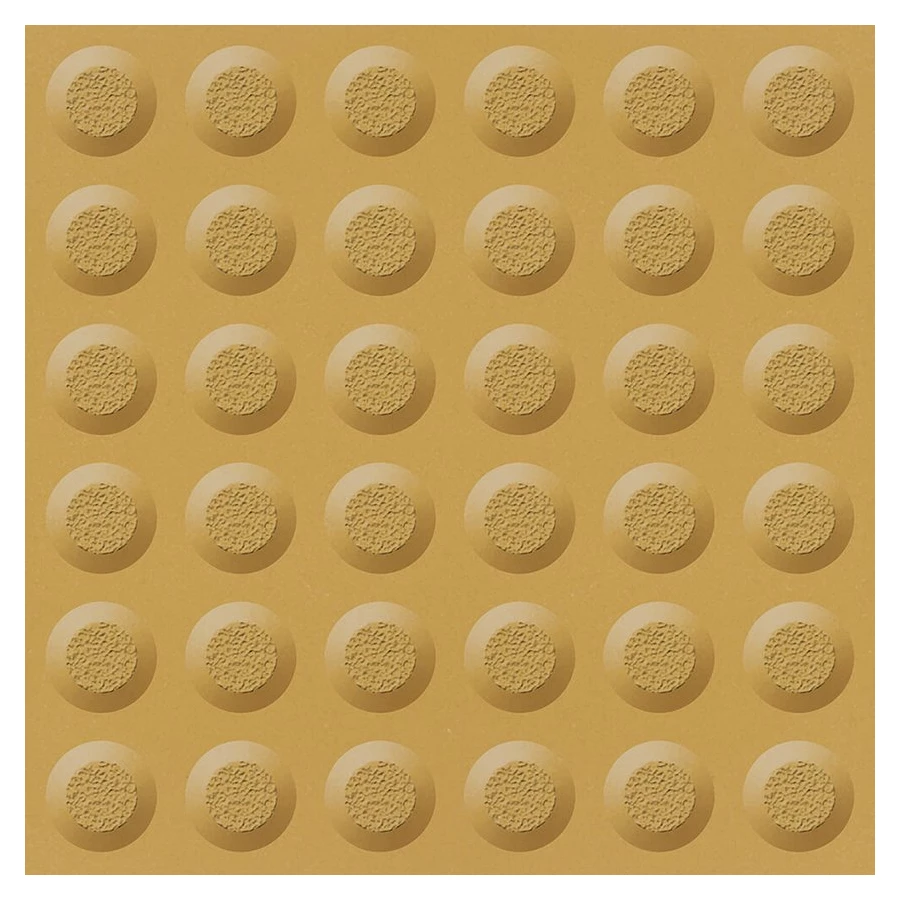 Керамогранит Estima Avenue Bobbles Тактильный конус матовый жёлтый ANB151 30х30 см