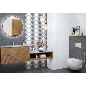 Плитка облицовочная ALMA Ceramica Origami 5 шт в уп 48,6 м в пал TWU93ORG07R 90х30х1,05 см