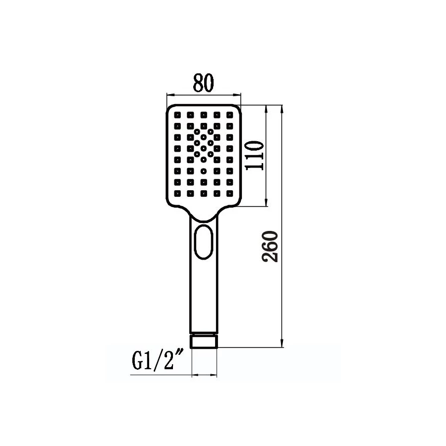 Лейка Savol для ручного душа 1 режим S-FSP03H