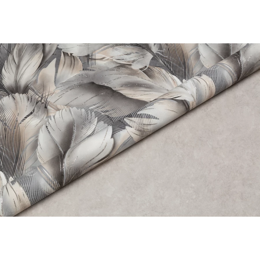 Обои флизелиновые Palitra Home Aura HomeColor серые HC72173-42 1,06х10,05 м
