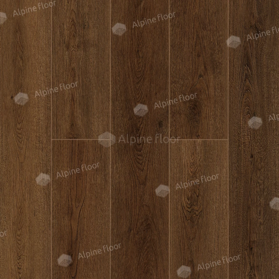 Каменный SPC ламинат Alpine Floor Grand Sequoia синхронное тиснение Шерман ECO 11-33 43 класс 4 мм 2.232 кв.м 122х18.3 см