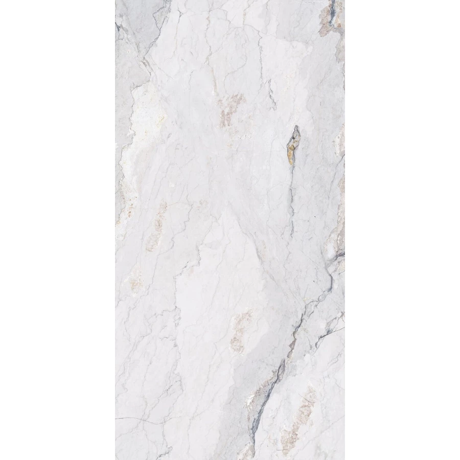 Керамогранит Brechialunar Azurro полуглянцевый белый 120х60 см