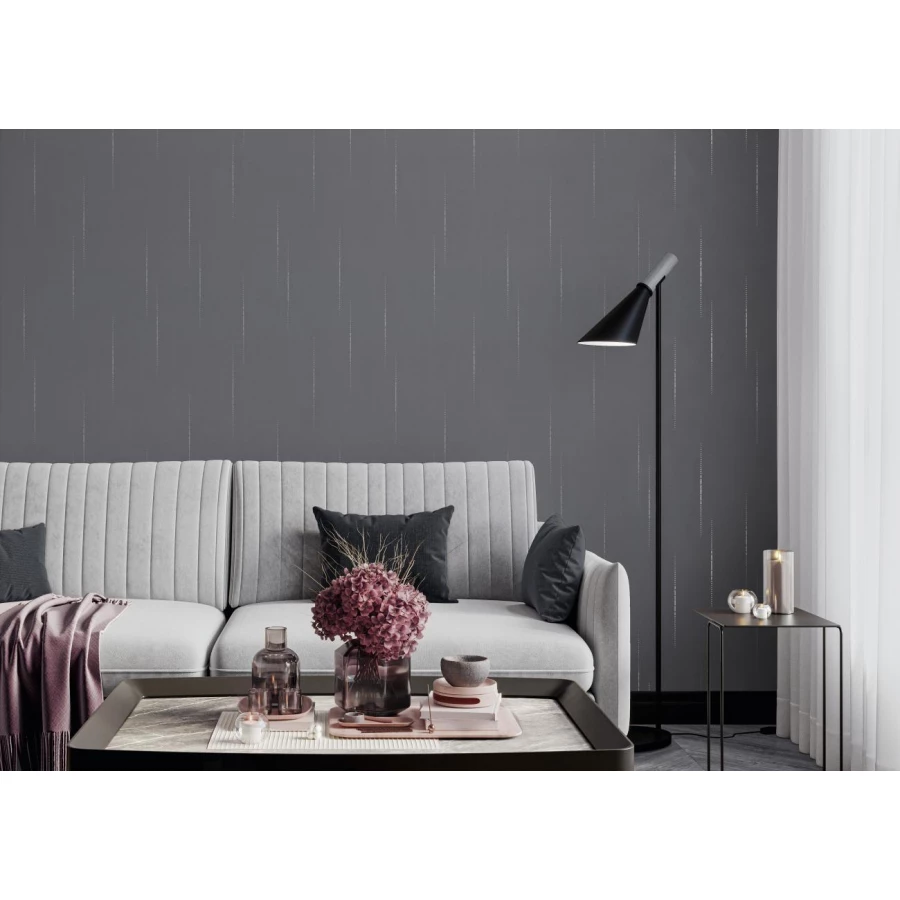 Обои флизелиновые Palitra Life Pixel серые PL72353-41 1,06х10,05 м