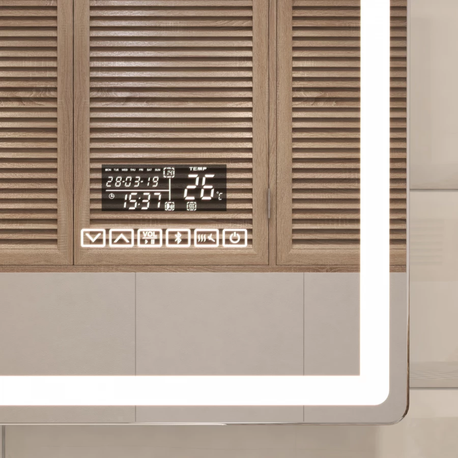 Зеркало Vigo Geometry Media voice 600 044 60x70 см