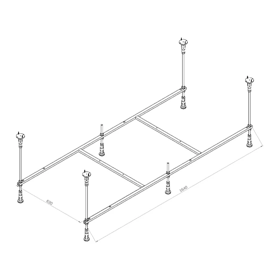 Каркас для ванны Am Pm X-Joy W94A-170-075W-R 170х75 см