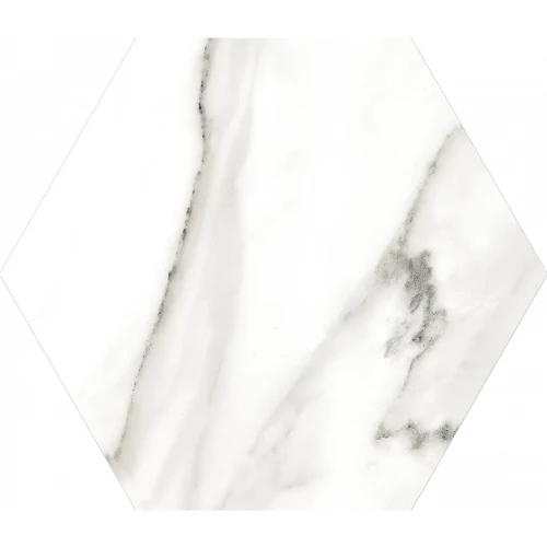 Керамогранит Oset Calacatta White Hex 20*24 см