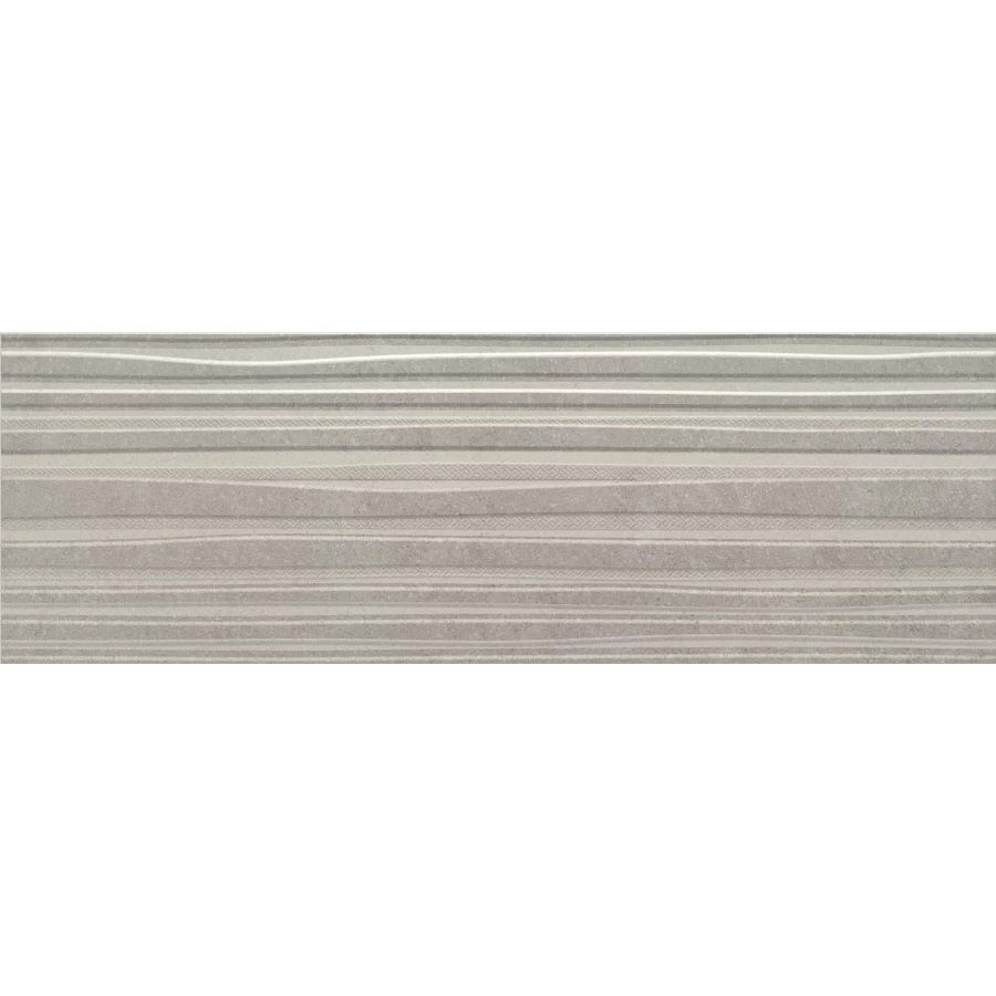 Плитка настенная Azulejos Benadresa Avenue Track Gris матовая серая BND0581 90х30 см