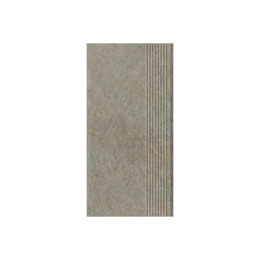 Ступень Ceramika Paradyz Eremite Taupe Stopnica Prosta Struktura Mat 60х30 см