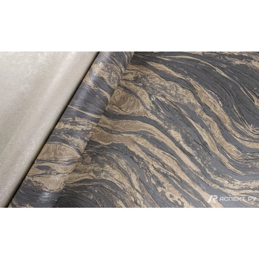 Обои флизелиновые Аспект Марко Черный 70580-42 1,06х10,05 м