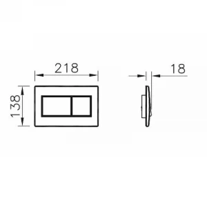 Комплект Vitra Normus унитаз подвесной с дюропластовой крышкой МЛ инсталляция панель смыва глянец хром (730-0180) 9773B003-7206