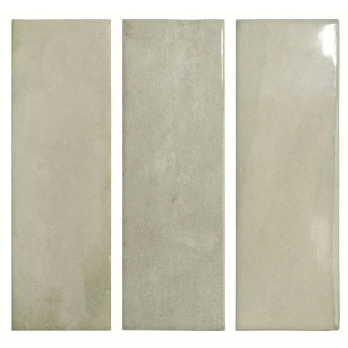 Плитка настенная DNA Tiles Calema Tea глянцевая зеленая 136309 16х5,2 см