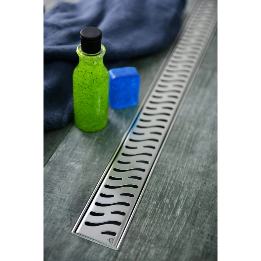 Душевой лоток Creto Zigzag с решеткой хром CRE-850 ZH-50 85 см