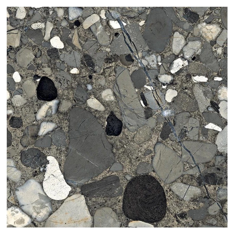 Керамогранит Primavera Arseno Nero carving CR106 60х60 см