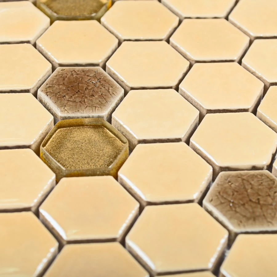 Мозаика Bonaparte Керамическая мозаика Absolute глянцевая бежевая 30,5х30,2 см