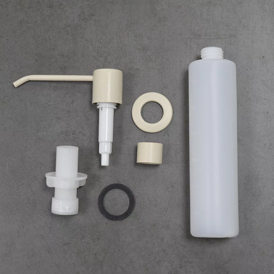 Дозатор для моющих средств Lemark Expert врезной шампань LM8201PSH