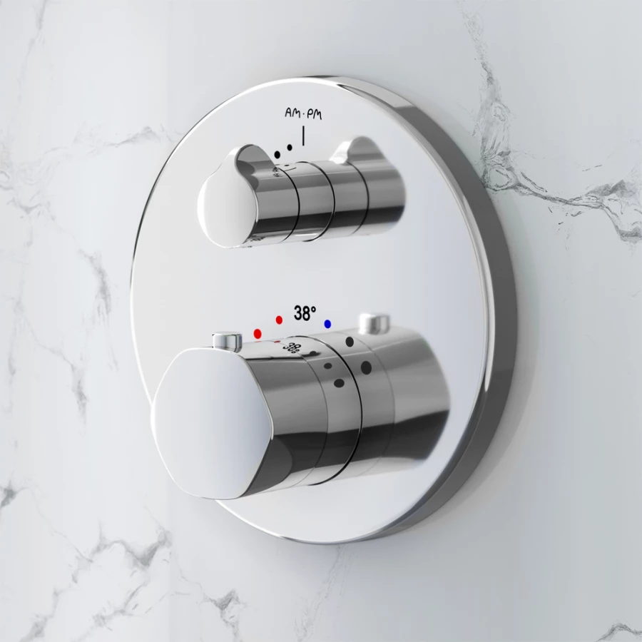 Смеситель для душа с термостатом Am Pm Gem монтируемый в стену F9075600