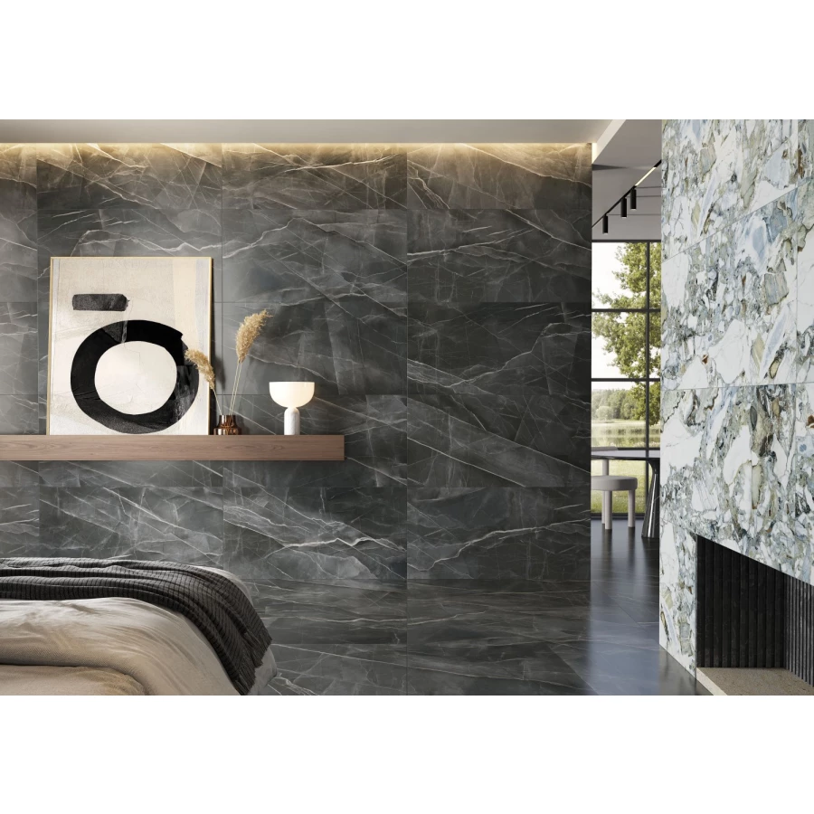 Керамогранит Vitra CityMarble Калакатта Блэк 7ЛПР R9 K951845LPR01VTER 120х60 см