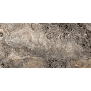 Керамогранит Realistik Doha Polished Silver Carving серый 120x60 см