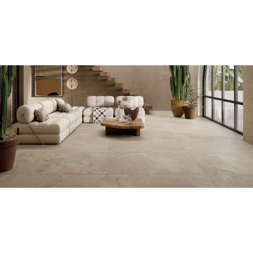 Керамогранит Rondine Crust Taupe Ret матовый серый J94183 120x120 см