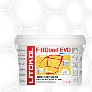 Затирка Litokol FillGood EVO полиуретановая F.100 Bianco Assoluto L0496280002 2 кг