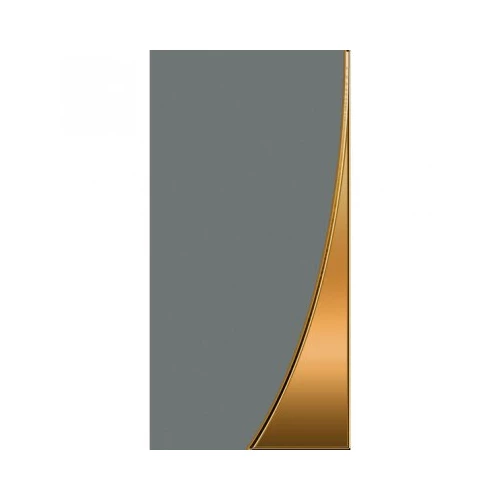 Декор Нефрит-Керамика Trocadero серый 04-01-1-10-06-06-1094-3 25х50 