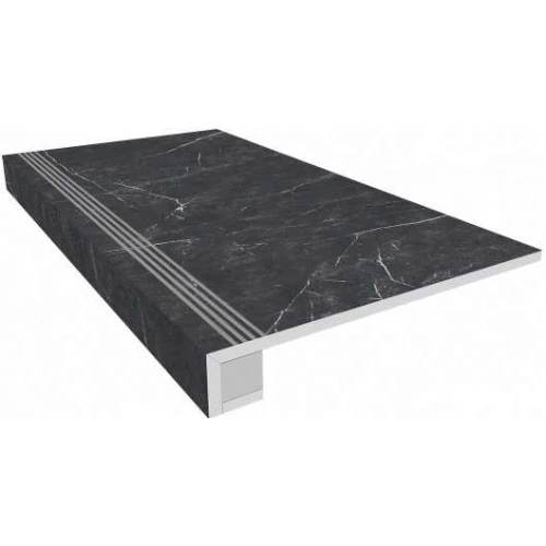 Комплект Estima Vision Ступень VS03 33x120 неполированная прямоугольный бортик с насечками Подступенок 14,5x120 39439