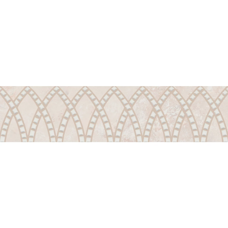 Бордюр Kerama Marazzi Литос обрезной матовый бежевый светлый KMB3STA021BR 30x7,2 см