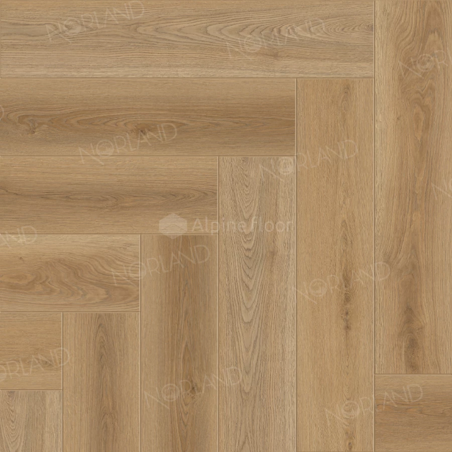 Каменный SPC ламинат Alpine Floor Norland Lagom Parquet Varig 1033-7 34 класс 3.5 мм 2.25 кв.м 60х12.5 см
