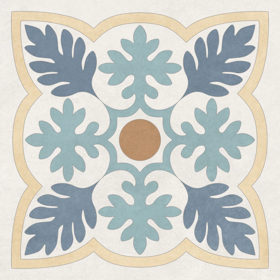 Керамогранит New Trend Design Art Mix 4 матовый многоцветный GP2020DMX55 20х20 см