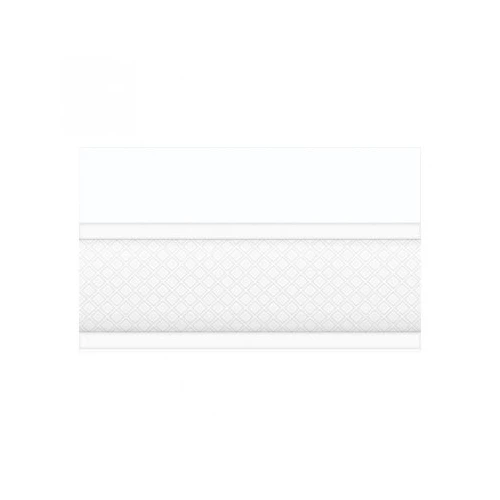 Бордюр объемный Нефрит-Керамика Катрин белый 15*25 см