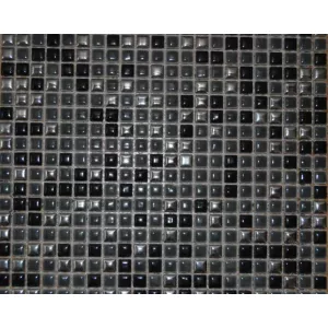 Мозаика Tonomosaic CFT72 глянцевая из керамики, черная, серая, серебристая 30*30 см