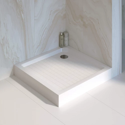 Душевой поддон квадратный RGW SMC-W Белый 57350188-01U 80х80 см