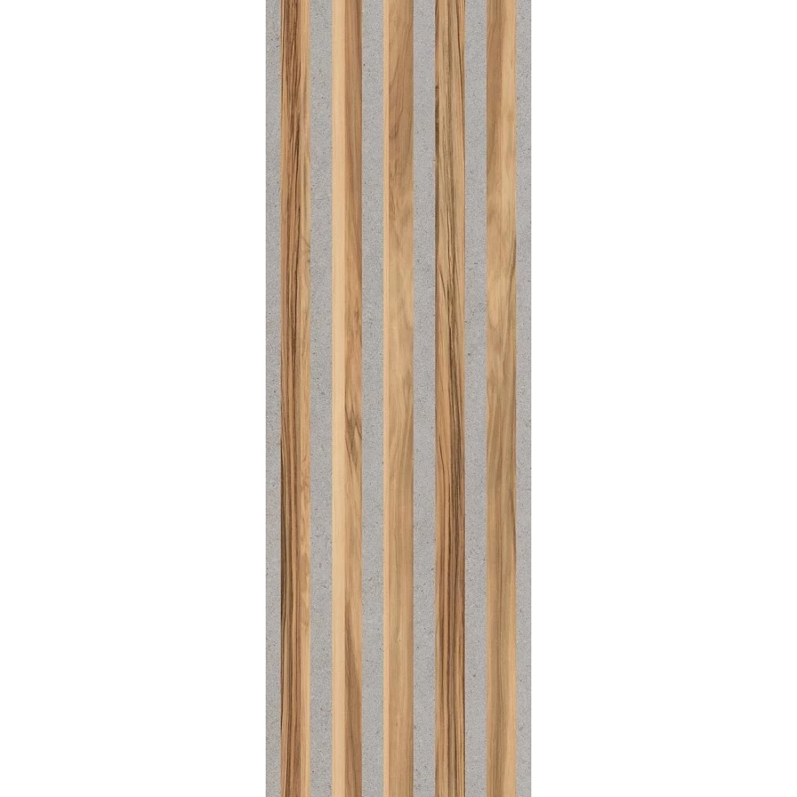 Плитка настенная Chloe geometry серый 30х90 см