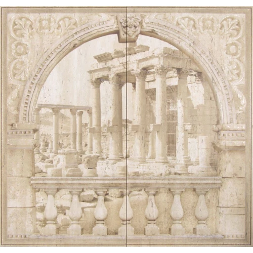 Панно Saloni Ceramica Mural poseidon crema 62*60 