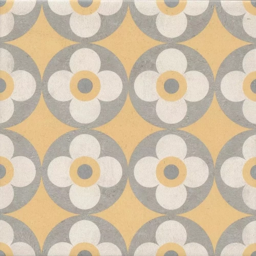 Декор Kerama Marazzi Эрмитаж 2 матовый желтый VT/A460/5009 20x20 см