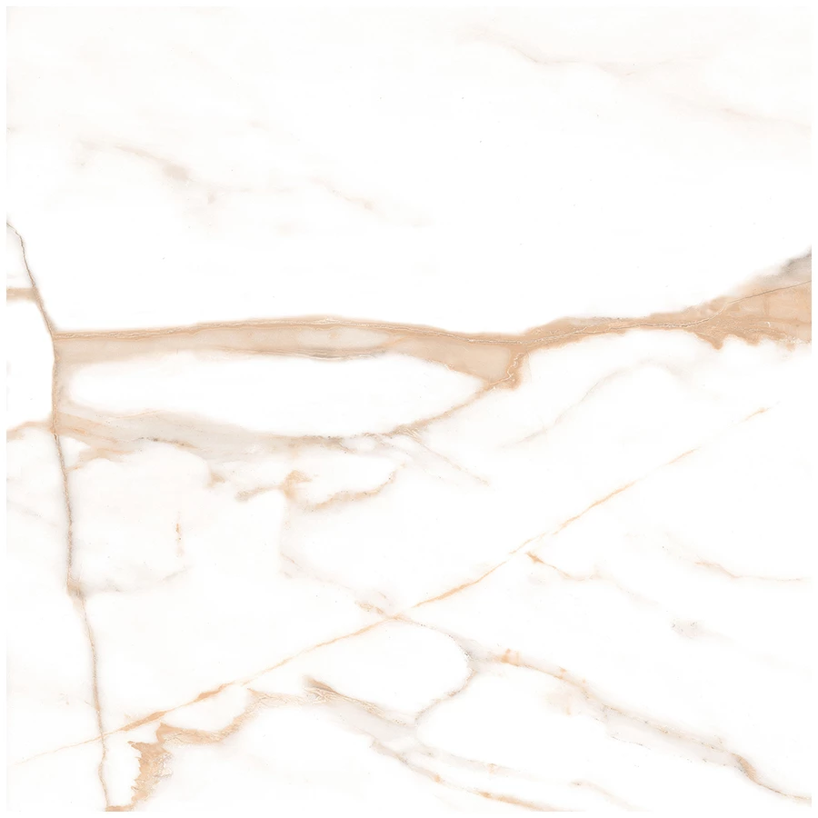 Керамогранит Ceradim Calacatta Goddes Gold Полированный белый 60х60 см