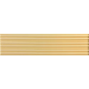 Плитка настенная Equipe Лумина Ривиа Раттан Глосс / Lumina Rivia Rattan Gloss глянцевая желтая 32414 24,6х6 см