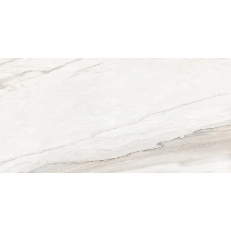Керамогранит Delacora Calacatta Monsoon sugar-эффект белый 60120CMN01 120х60 см