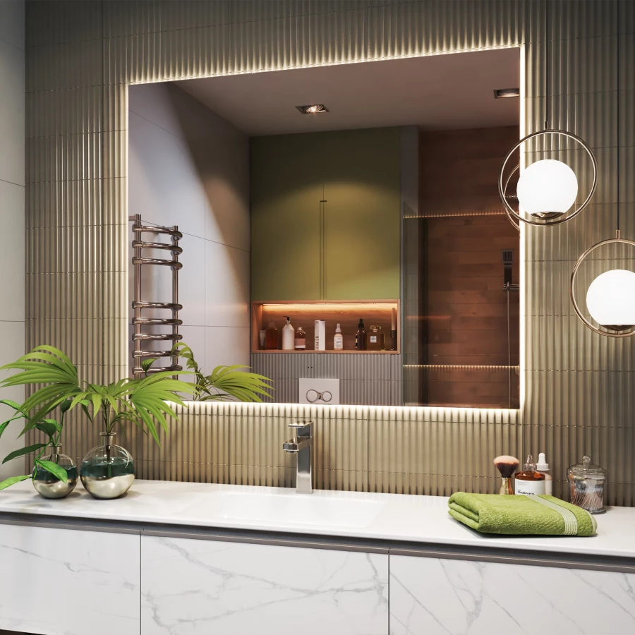 Зеркало Vigo Quadro Comfort 1200 147 120x100 см