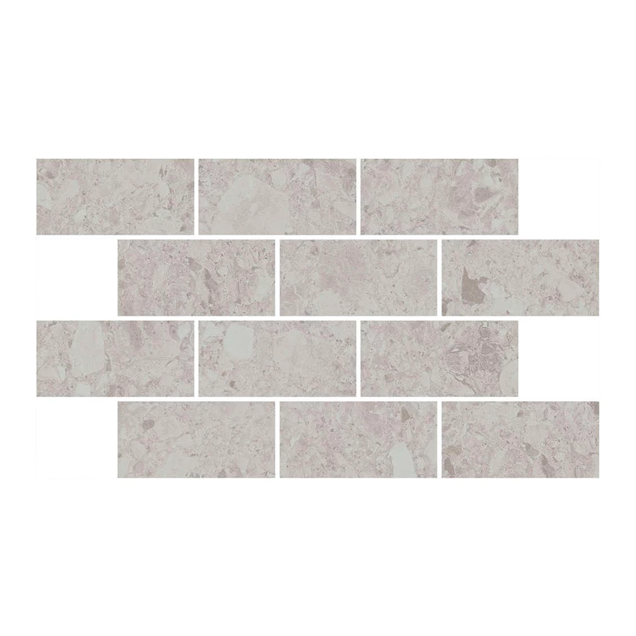 Керамогранит Kerama Marazzi Чеппо ди Гре Декор мозаичный матовый светло-серый DD605820\MM 34,6x20 см