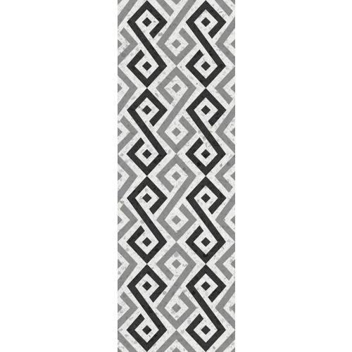 Декор Gracia Ceramica Molle black 01 30х90